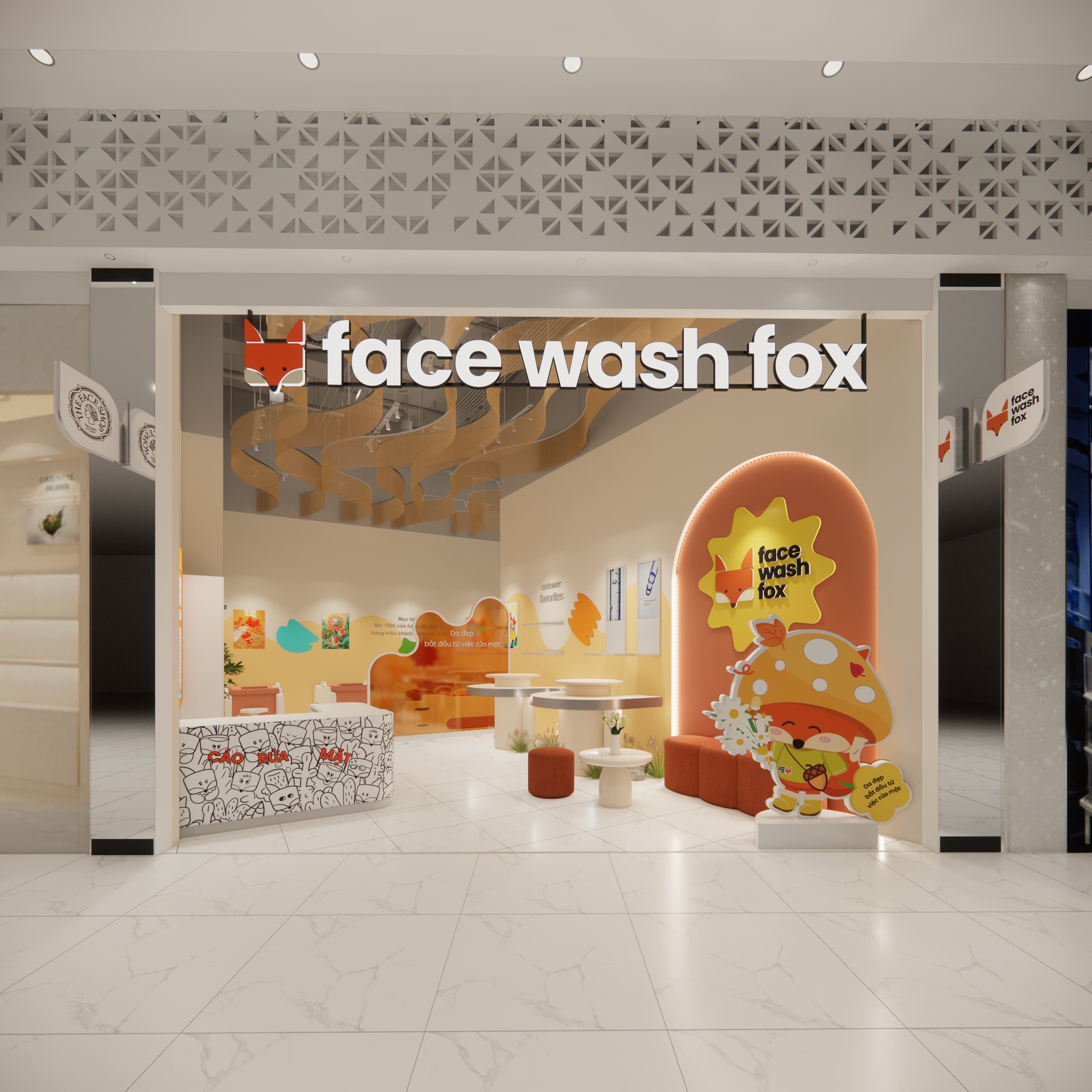 Chi nhánh Face Wash Fox AEON Mall Hà Đông