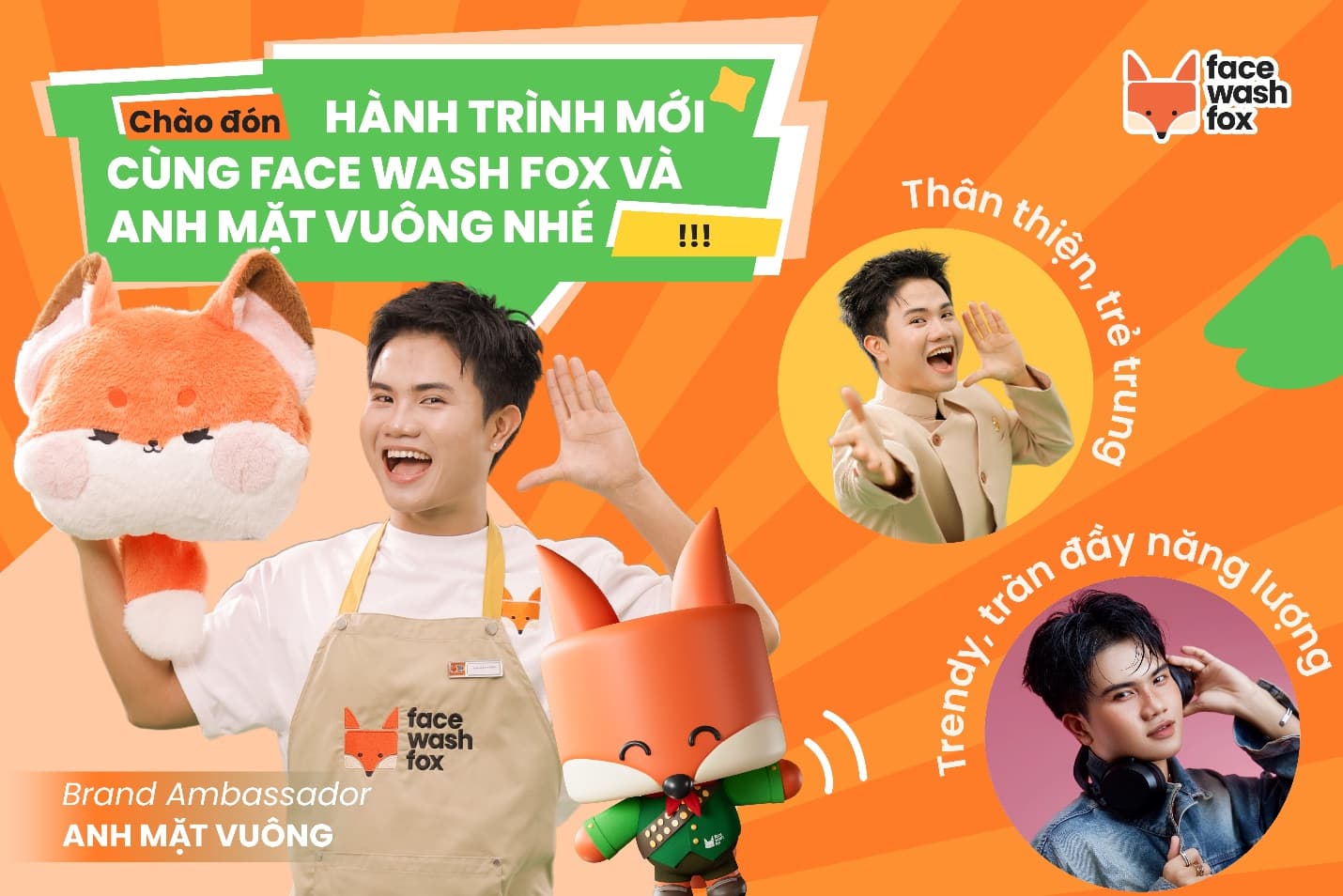 Anh Mặt Vuông từng không nghĩ có một ngày mình nói về chăm da